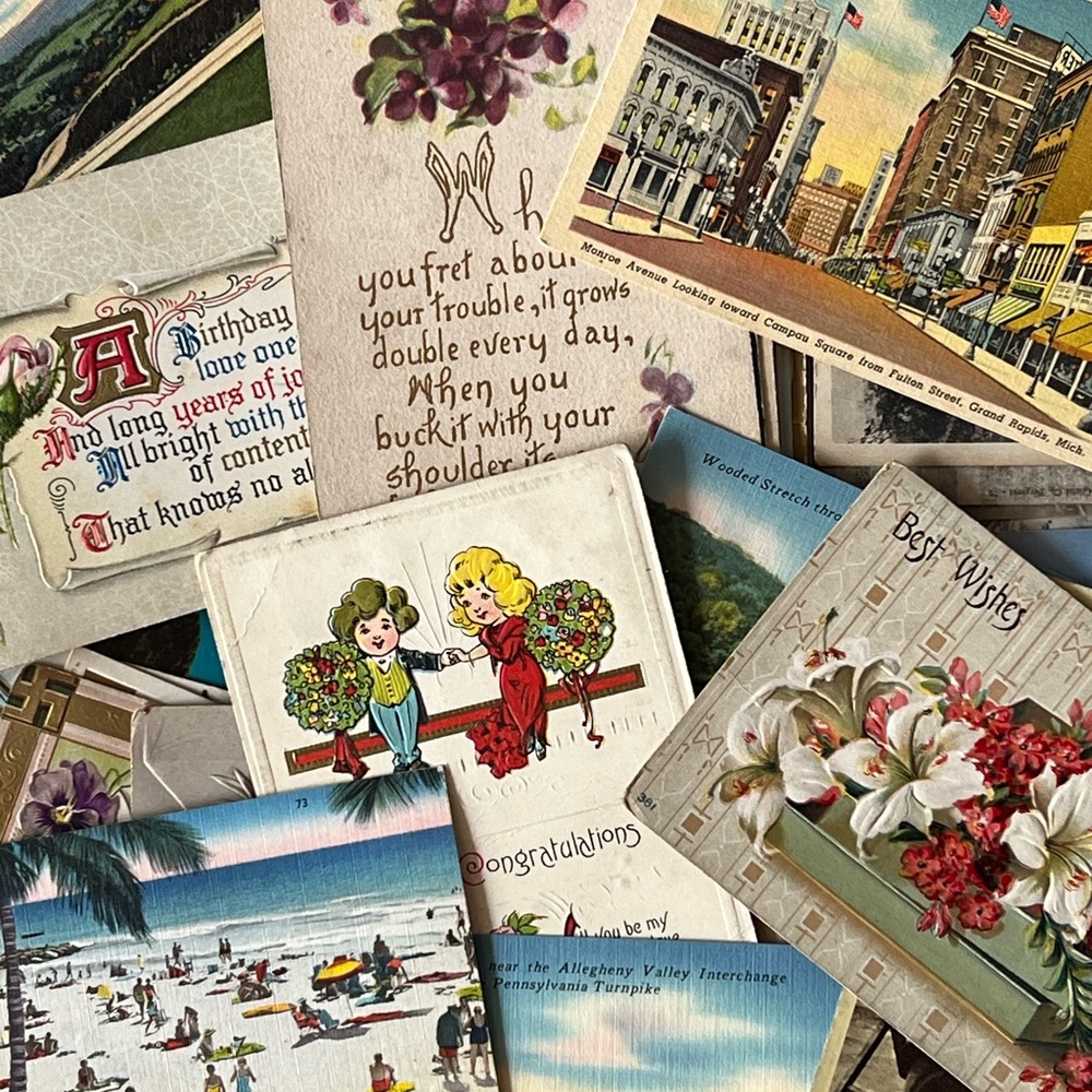 Vintage Postcard Lot- Set /25